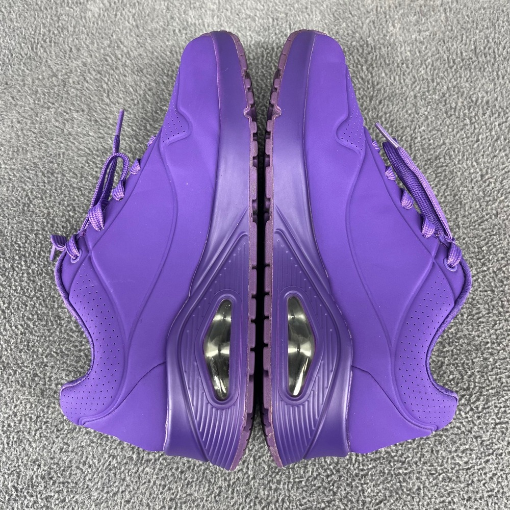 Skechers Uno Night Shades Womens 8 Purple Sneakers Air Cooled Memory Foam 73667 - Picture 7 of 13